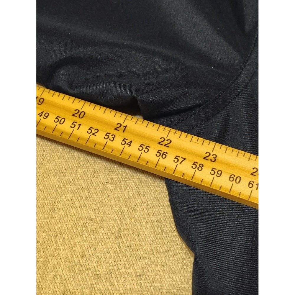 Chaps Mens Harrington Jacket XL Navy Blue Full Zip Plaid Lined Lightweight 17 - Picture 10 of 13
